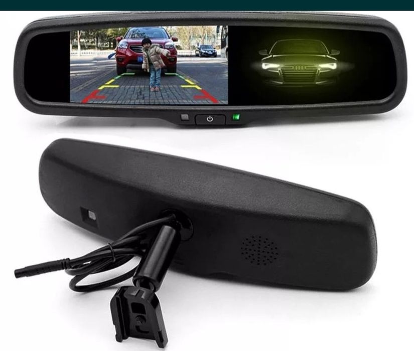 (временно намаление) Огледало с дисплей за камера, универсална антена