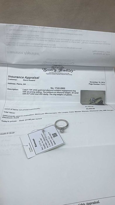 ПРОДАМ кольцо бриллиант