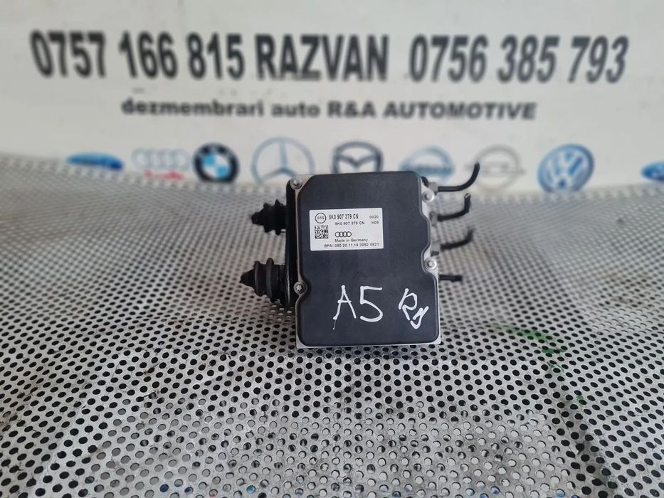 Pompa Modul Unitate ABS Audi A4 B8 A5 2.0 Tdi Euro 5 Cod Motor CJC Cutie Automata NYM An 2012-2013-2014-2015 Cod 8K0907379CN Volan Stanga Dezmembrez A