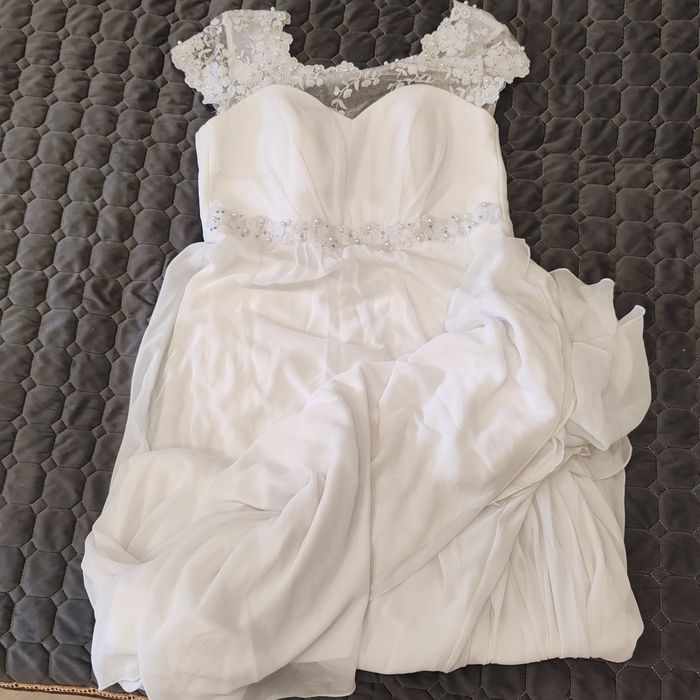 Белое свадебное платье