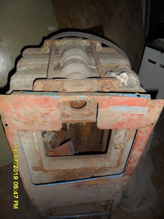 Печь - вагонка.  Советская. Чугун.