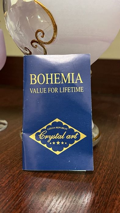 Комплект из 6 бокалов и графина "BOHEMIA" чешского производства