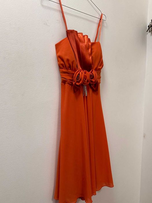 Rochie damă portocalie