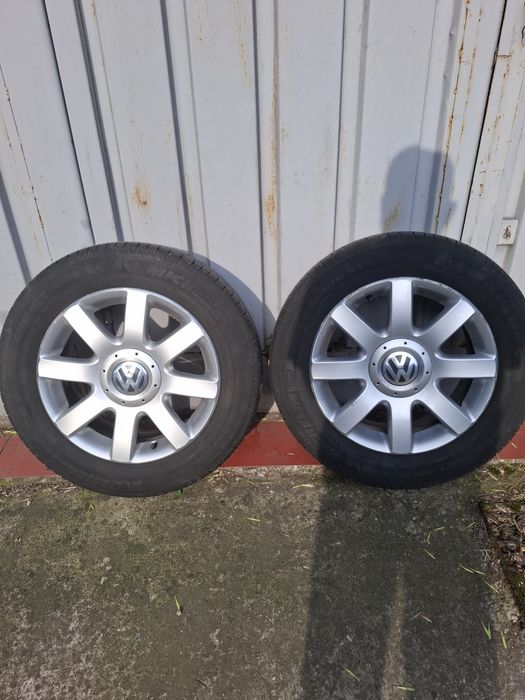 Jante VW + cauciucuri 205/55/16