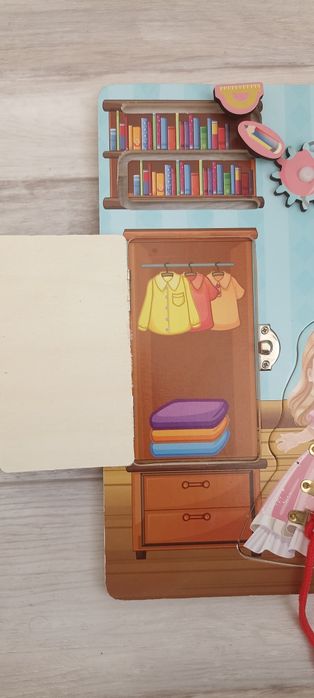 Бизиборд деревянный