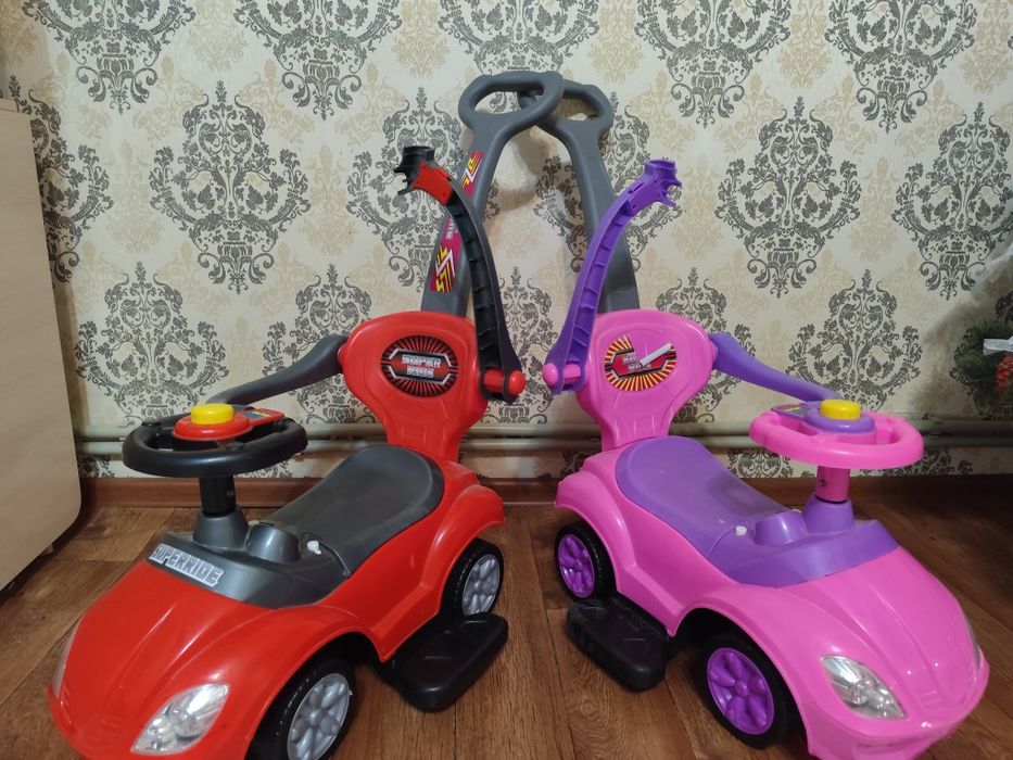 Толокар машинка 3в1