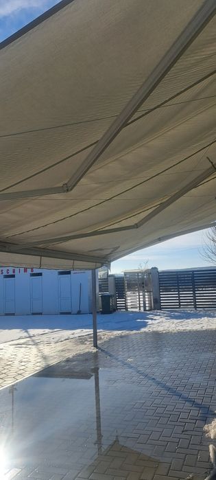 Copertina retractabila manuala 7x4 m -3 bucăți