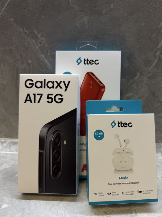 Samsung galaxy A17 5G ЧИСТО НОВ!