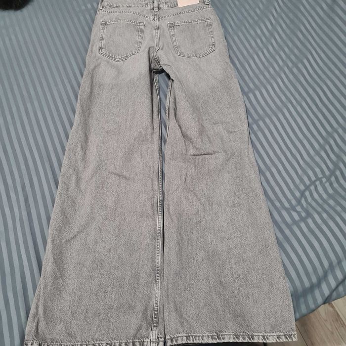 Дънки Зара в сив цвят