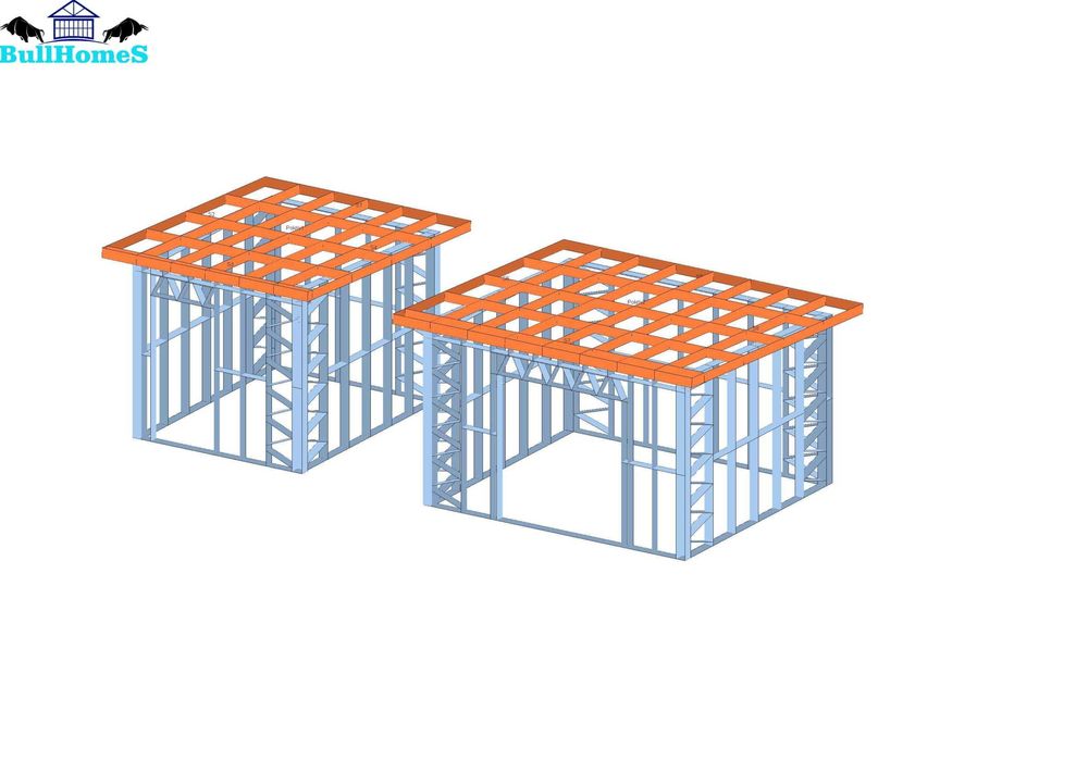 Бунгало,Контейнер,Къща,Преместваеми къщи,Модулни-18м²