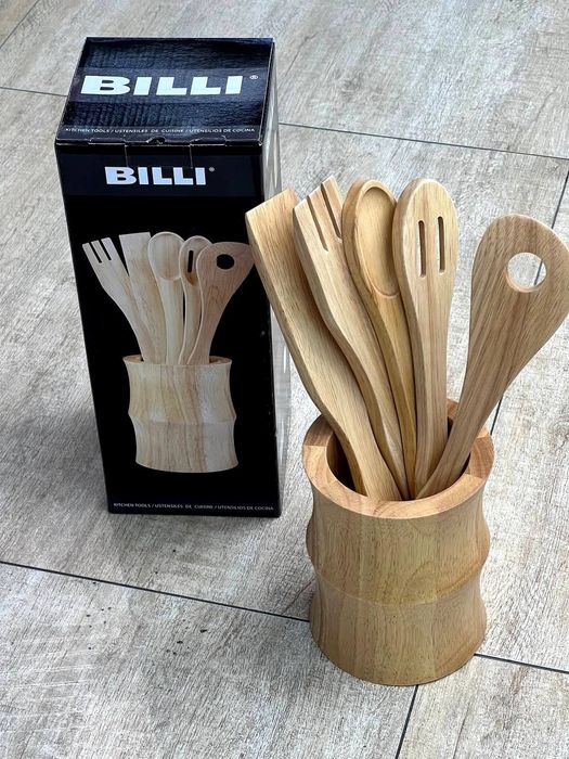 Набор кухонных ложек из бамбука Billi