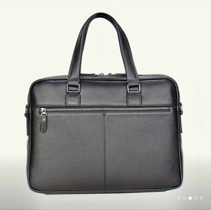 Мъжка луксозна бизнес чанта /Офис куфарче за пътуване от естест. кожа!