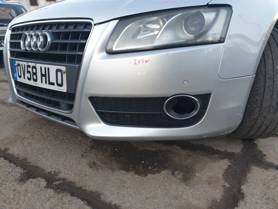 Bara Spoiler Fata Goala Dezechipata Cu Locas Senzor Parcare Audi A5 2008 - 2011 Culoare LX7W [K1443]
