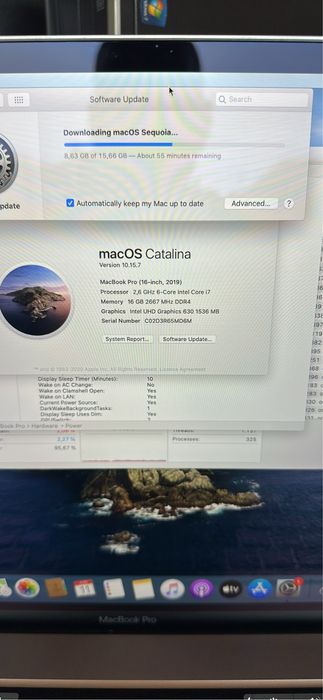 MacBook Pro 16 • Intel Core i7 • 16GB RAM • 500GB SSD • Stare Bună