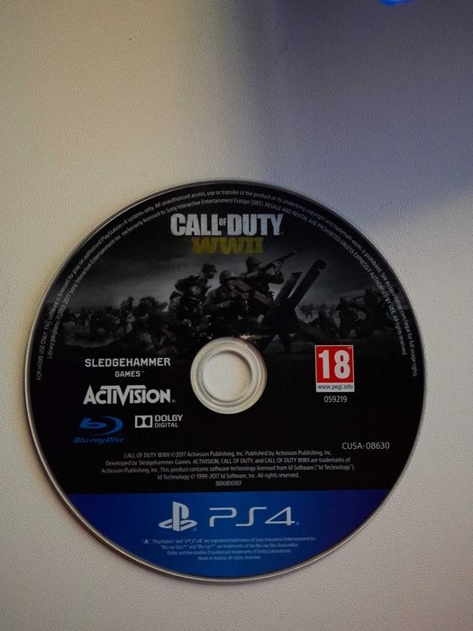 Продавам Call of Duty WWII за ps4