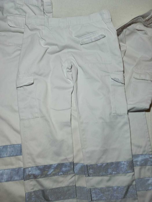 Pantaloni de lucru salopete Albi , zugravi, vopsitori nr 48,52,54