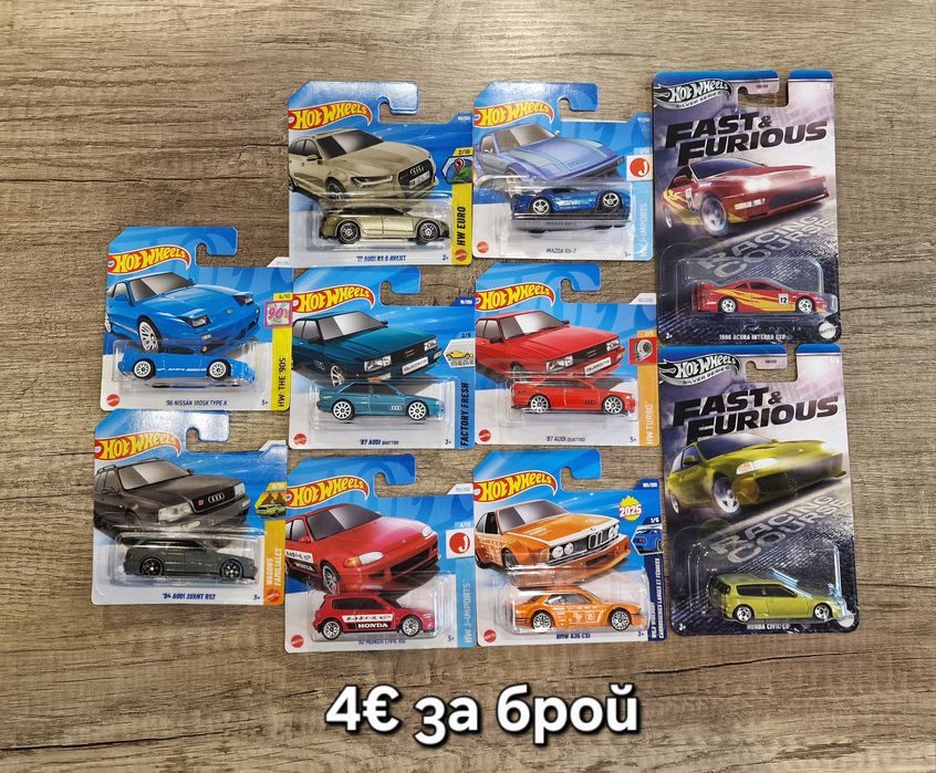 Hot Wheels и Matchbox колекционерски модели 2017-2026