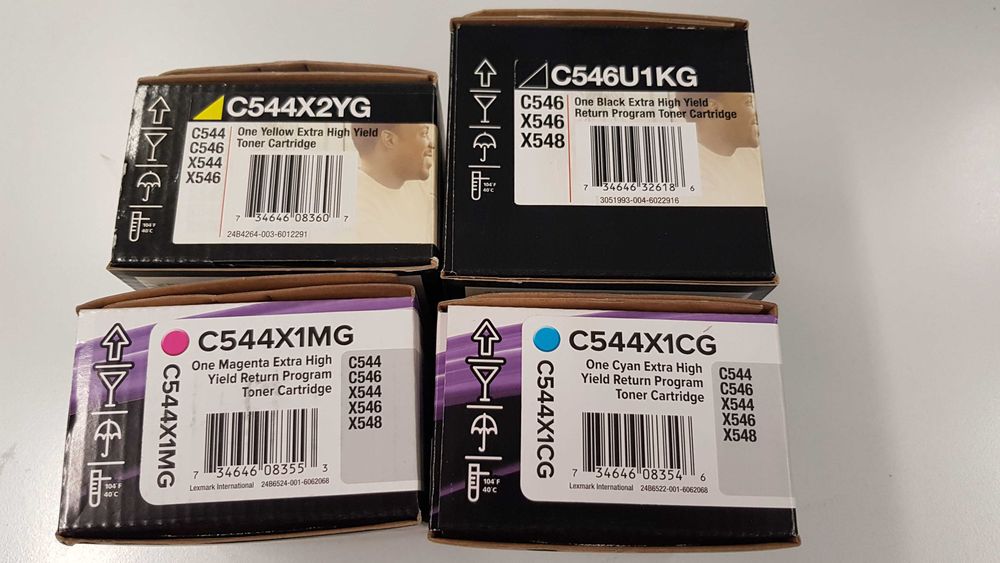 Lexmark C544, C546, X544, X546, X548 оригинални OEM тонер касети