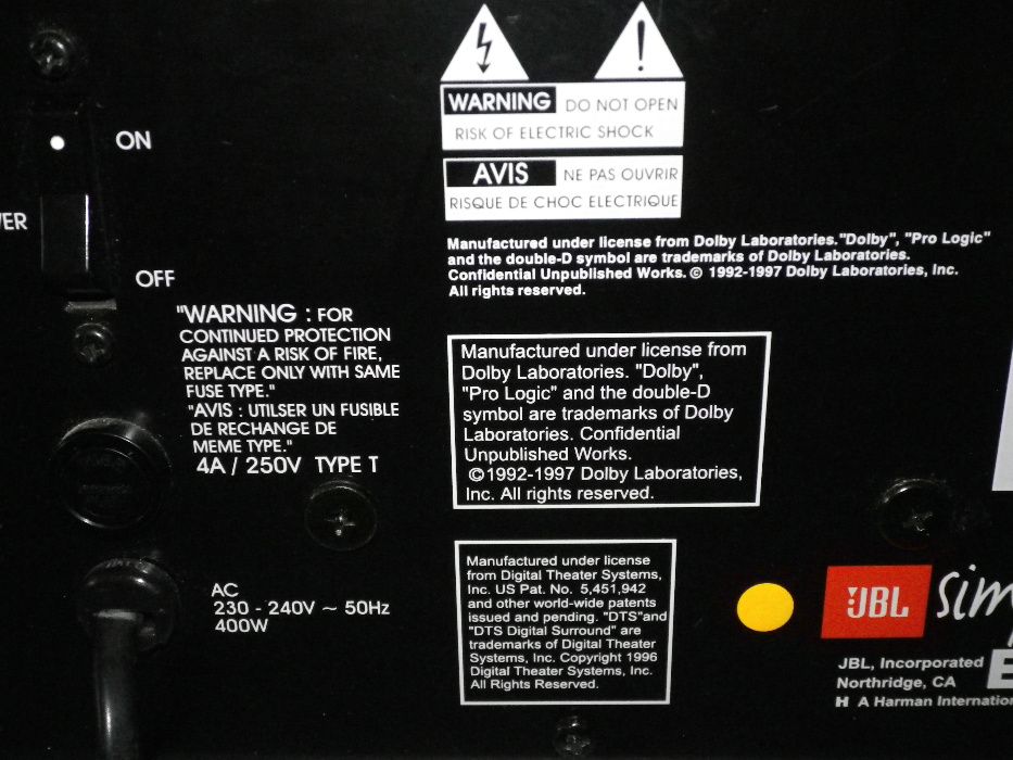 Субуфер JBL ESC 360 5.1