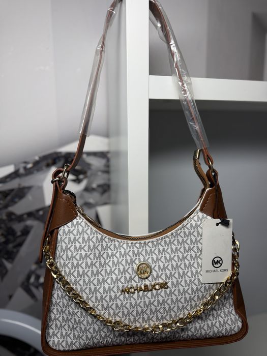 Michael Kors – Geantă cu monogramă și lanț