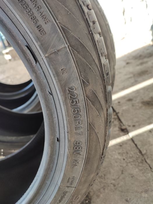 Шины летнии б/у комплект
