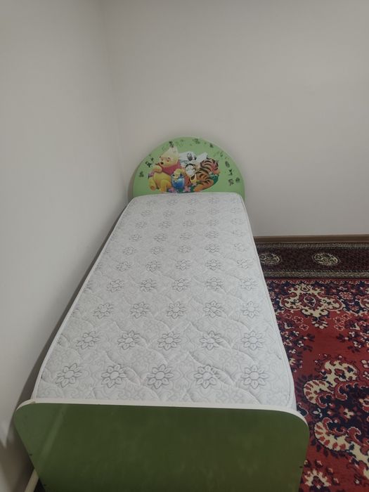 Кровать для детей и матрас ортопедический