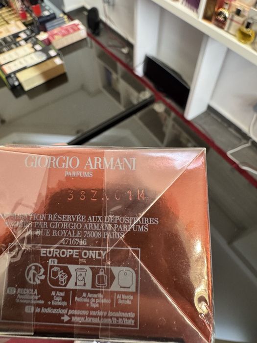 Armani Stronger with You Amber - Eau de Parfum 100ml, nou, sigilat, 100% original cu posibilitate de verificare in persoana in magazinul nostru