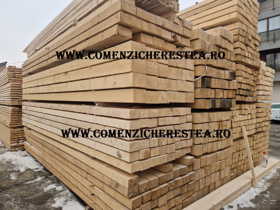 Depozit cherestea rasinoase, grinzi, scandura constructii sau rindeluita, dulapi pana la 13m