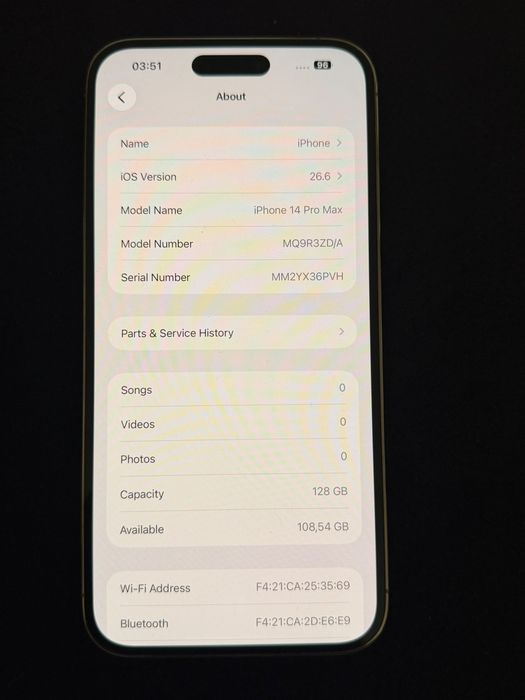 Vând Iphone 14 Pro Max 128Gb