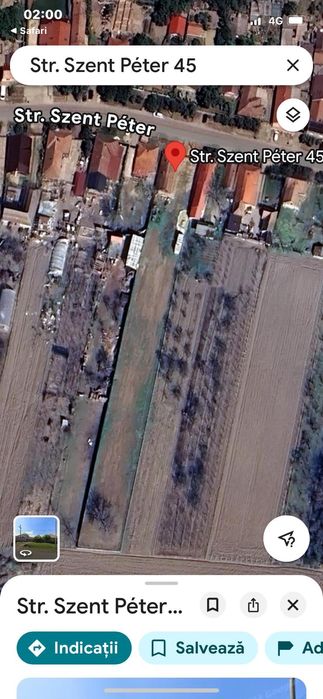 Vând teren in Biharia 3500 mp, str Szent Peter nr 45