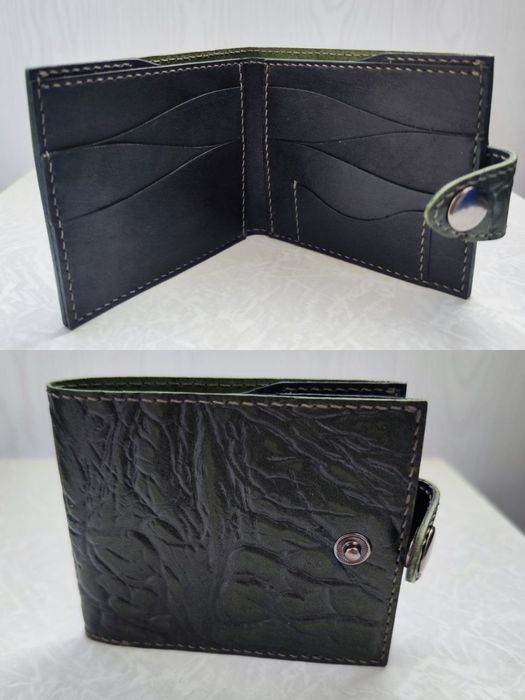 Портмоне из натуральной кожи ручной работы