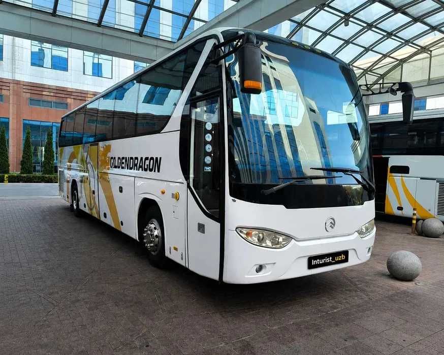 50 o‘rinli katta avtobus haydovchi bilan |Turistik va guruhli safarlar