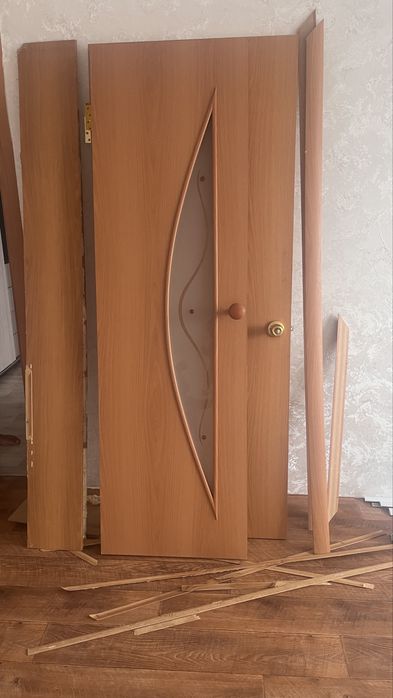 Чиыстые б/у двери, продам 6шт за 10.000тг