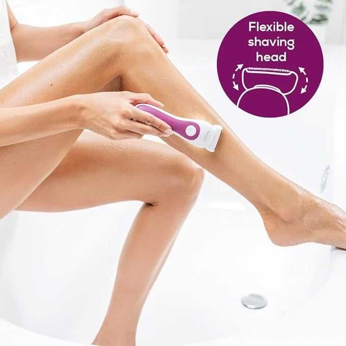 Дамска електрическа самобръсначка Beurer HL36, 2 гребена Антиалергична