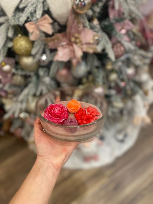 Ръчно изработени свещи от соев восък.