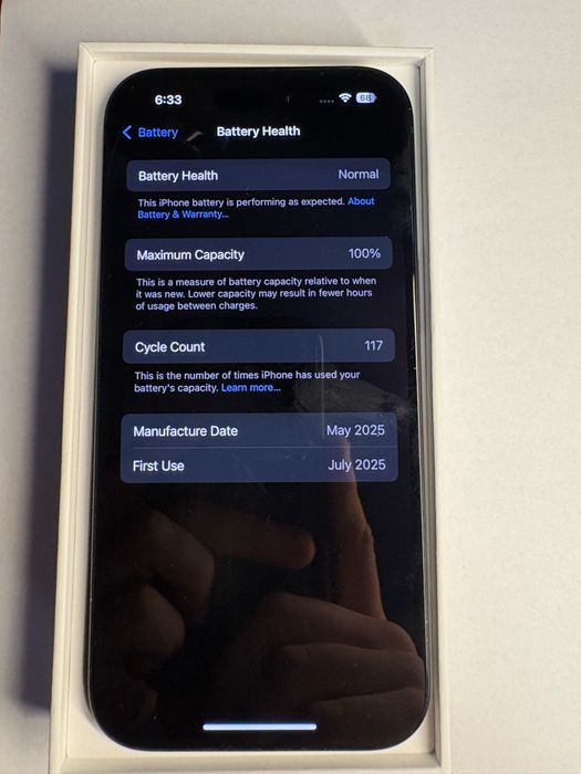 Vand iPhone 15 – 128GB – Black