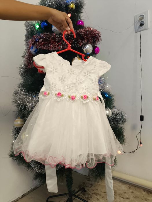 1-3жас аралығына арналған ақ көйлектер