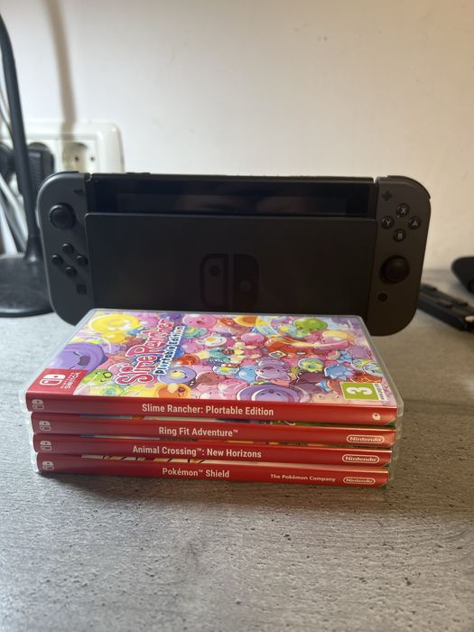 Nintendo Switch + Jocuri + Ring Fit Adventure – Pachet Complet