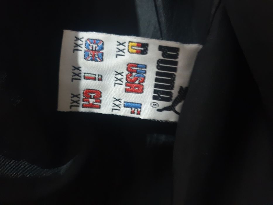 Geacă vintige anii 80, din piele naturala marca Puma