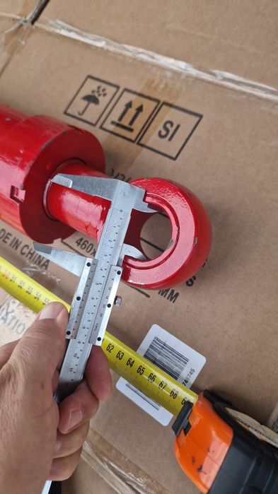 Cilindru hidraulic 640 mm strâns tija 50 mm grosime diametru bolt 40 m