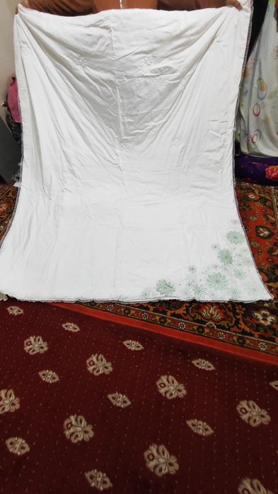 2-х. Спальный одеяло. Из шелка. 2-ksh kurpa yopinchik ipakdan