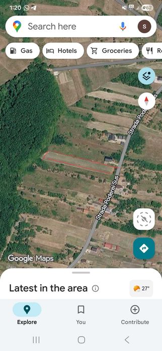 Teren 4.000 mp (40 ari) în Aghireș – la liziera pădurii