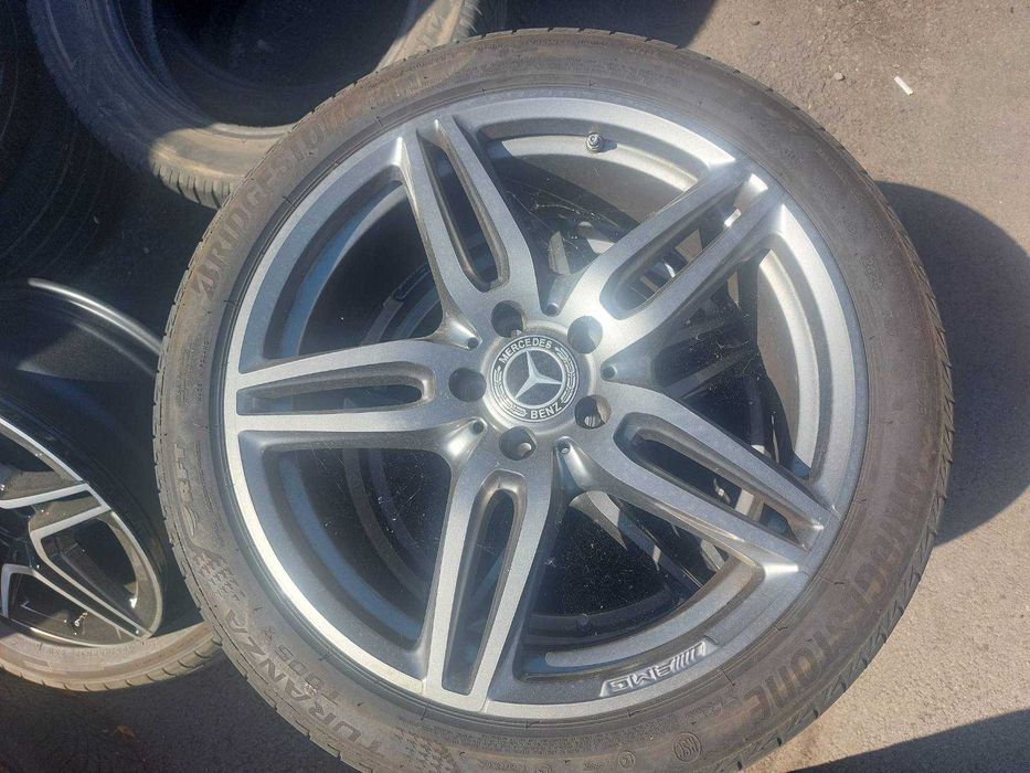 Oригинални алуминиеви джанти 19" AMG & 4 еднакви Bridgestone гуми DOT 24 за Mercedes-Benz W213 E220d (2016-2020)