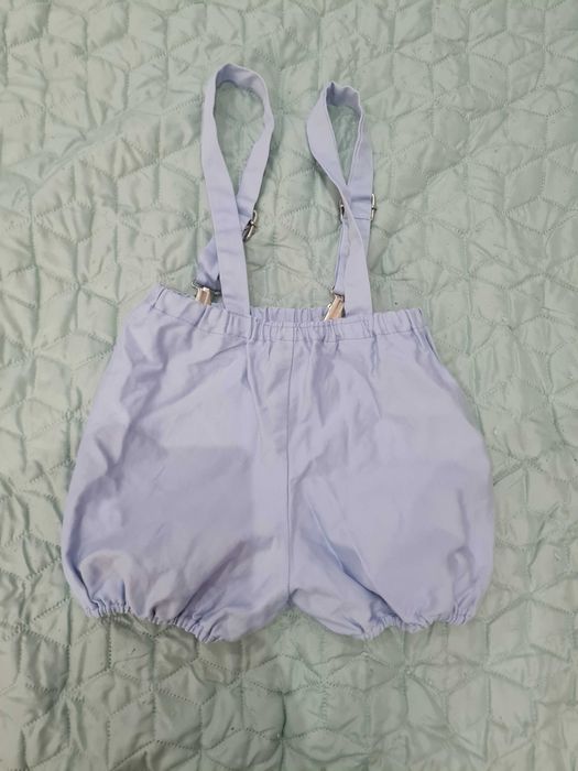 Бебешки къси панталони с тиранти 74 размер