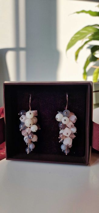 Cercei si inel chiorchine de pietre semipretioase