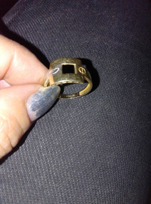 Кольцы  красный и жёлтый