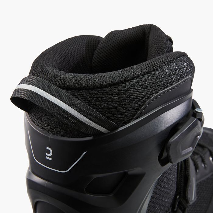 Role fitness Fit 100 Negru-Gri Adulți - produs resigilat Decathlon