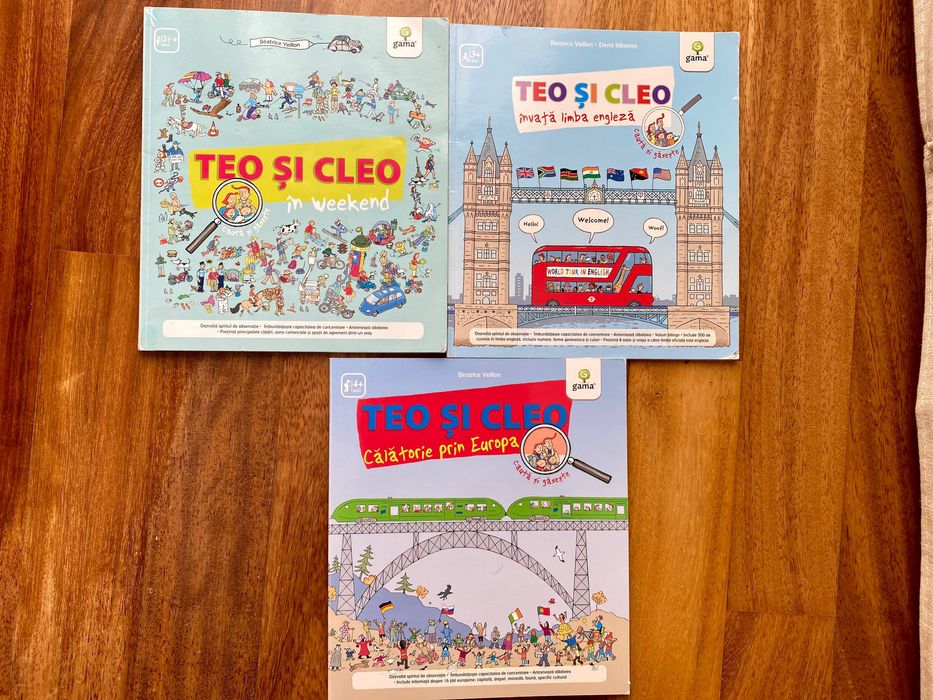 Colecția Teo și Cleo - 3 cărți 2-5 ani