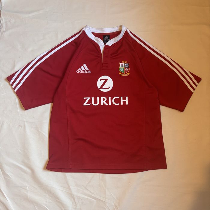Vintage 2005 British & Irish Lions Rugby Shirt - Adidas Zurich New Zealand Tour Jersey - Size M