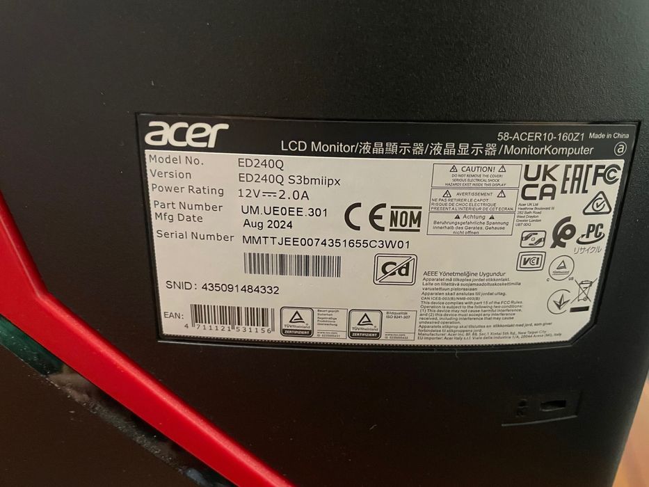 Acer Nitro Gaming Monitor